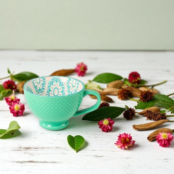 Porcelain art mug - Spring 355ml