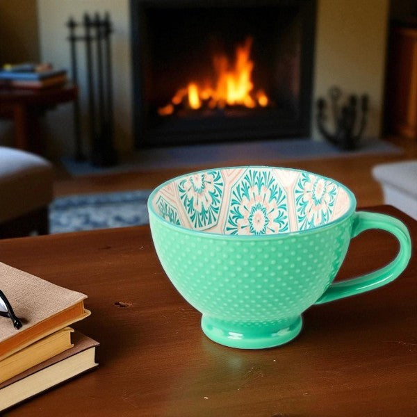 Porcelain art mug - Spring 355ml