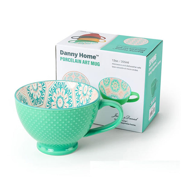 Porcelain art mug - Spring 355ml