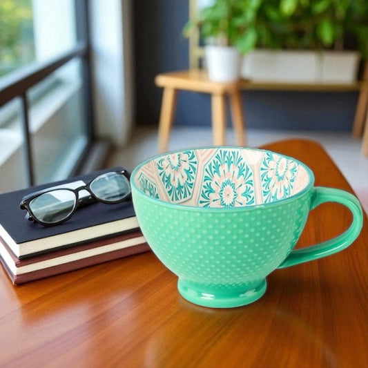 Porcelain art mug - Spring 355ml