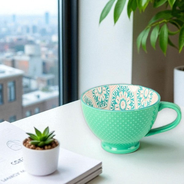 Porcelain art mug - Spring 355ml