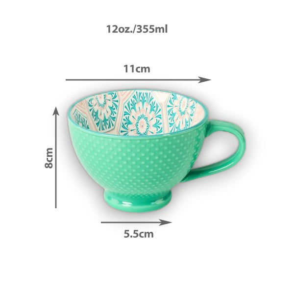 Porcelain art mug - Spring 355ml