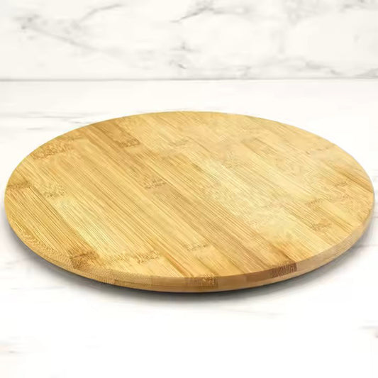 Natural Bamboo 360 degree food turntable