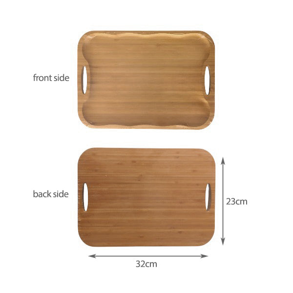 Bamboo food tray & cutting board