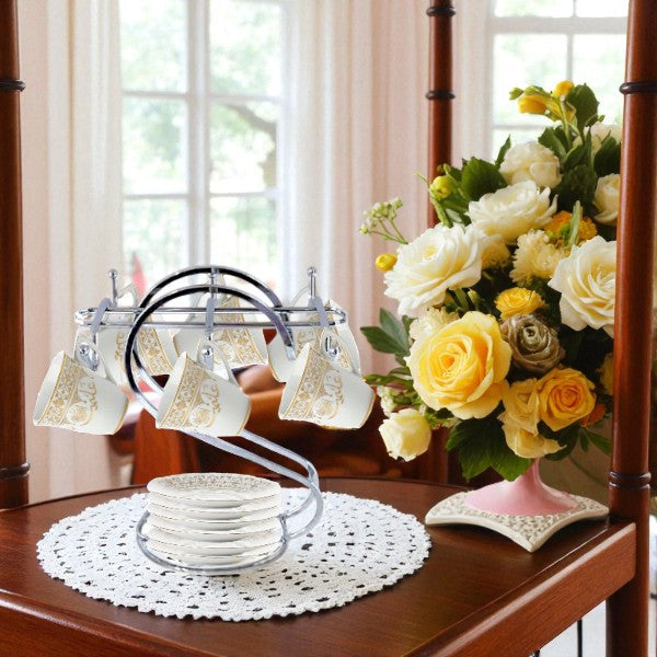 Cup & saucer holder - mug hanging rack