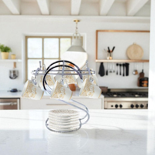 Cup & saucer holder - mug hanging rack