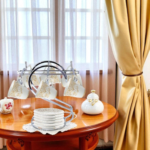 Cup & saucer holder - mug hanging rack