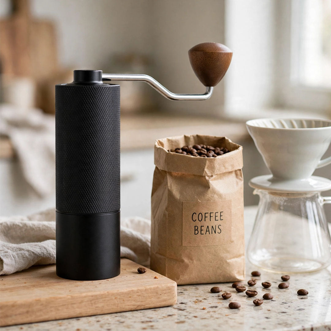 Heavy duty Manual coffee grinder Aluminum alloy