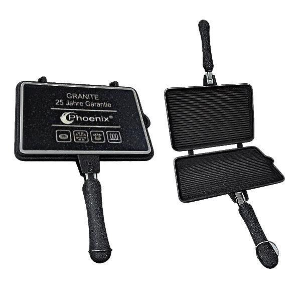 32cm Granite Double grill pan