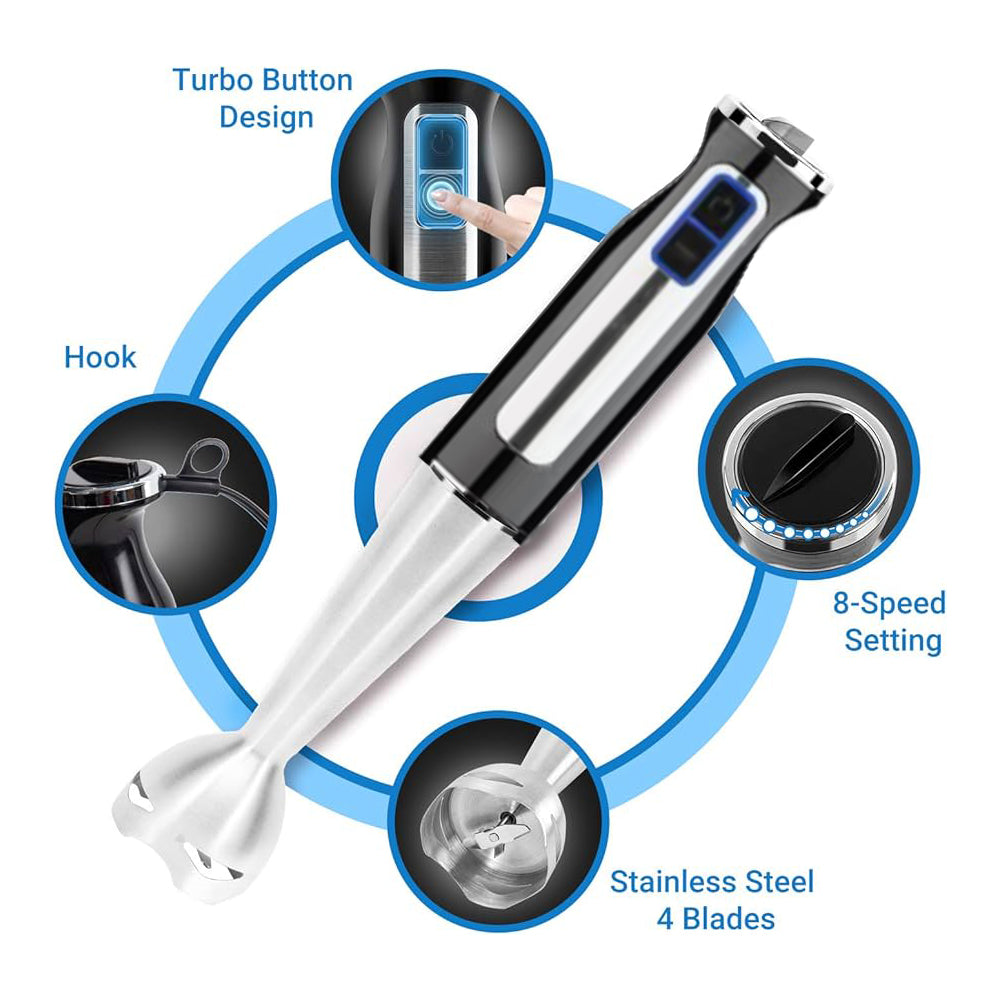 Stainless steel Phoenix hand blender 600W