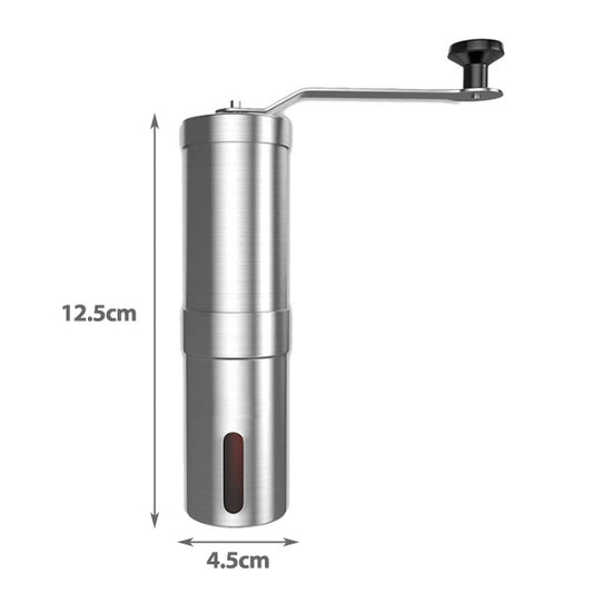 Stainless steel manual coffee grinder