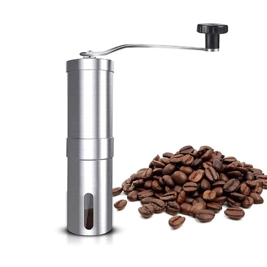 Stainless steel manual coffee grinder