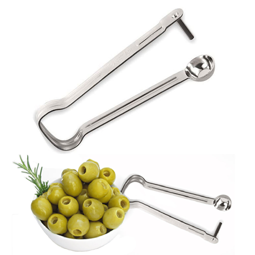 Stainless steel olive & cherry pitter - Cash on Delivery Lebanon