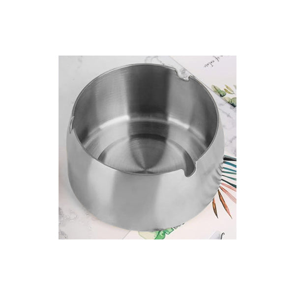 Stainless steel silver ashtray bowl