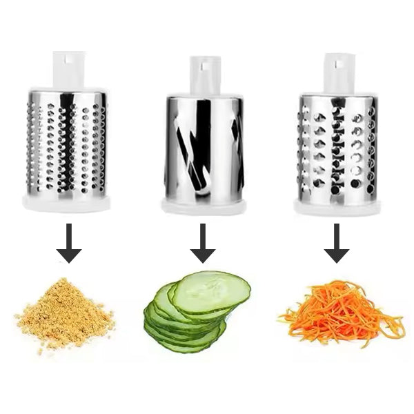 Multi-Functional Drum Rotary Vegetable Cutter Grater & Slicer