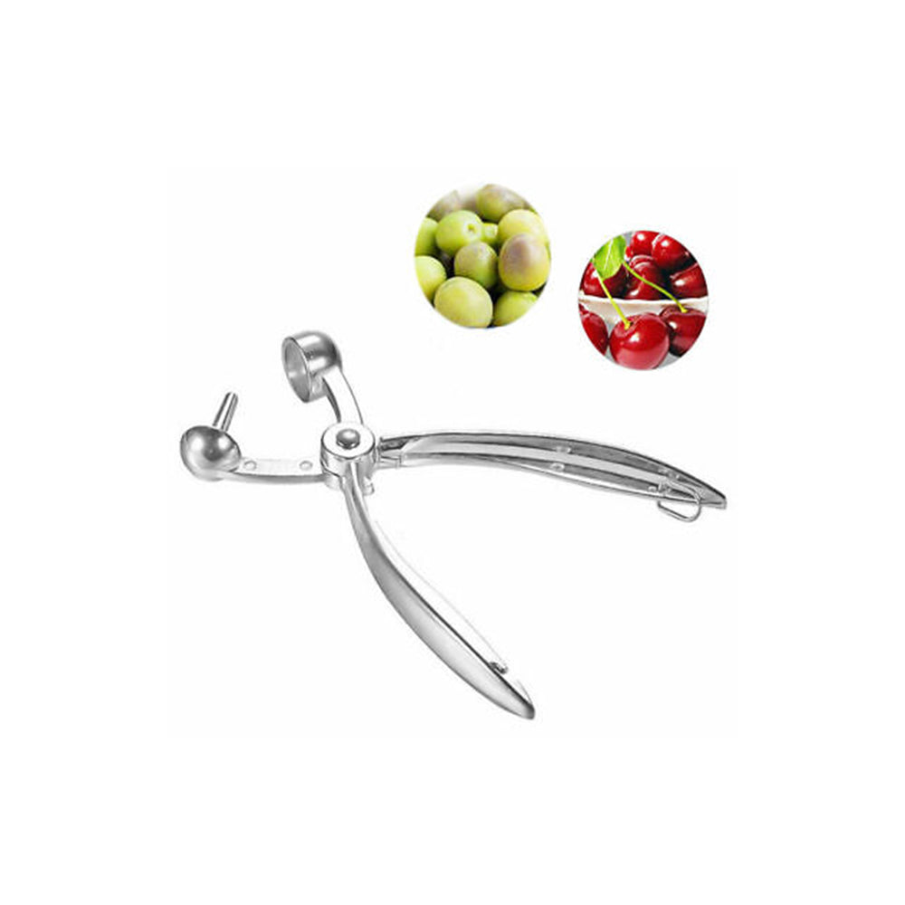 Aluminum olive & cherry pitter