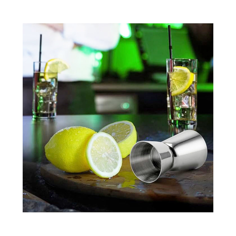Heavy duty 18/8 stainless steel measuring cup/jigger 40/20cc