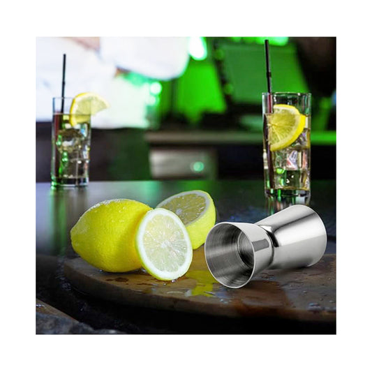 Heavy duty 18/8 stainless steel measuring cup/jigger 40/20cc