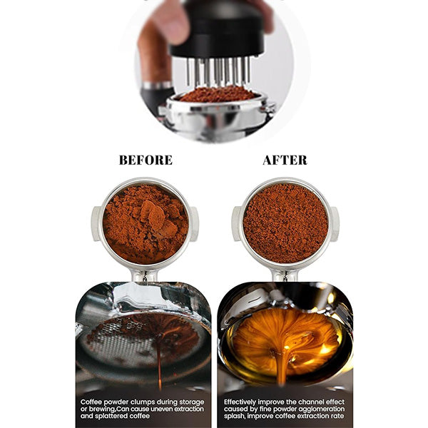 Coffee distributor espresso stirrer needle tool