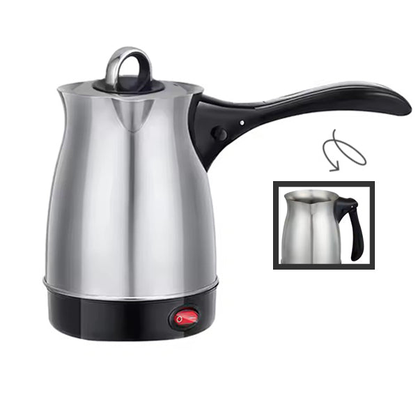 Stainless steel electric coffee warmer with lid 500W
