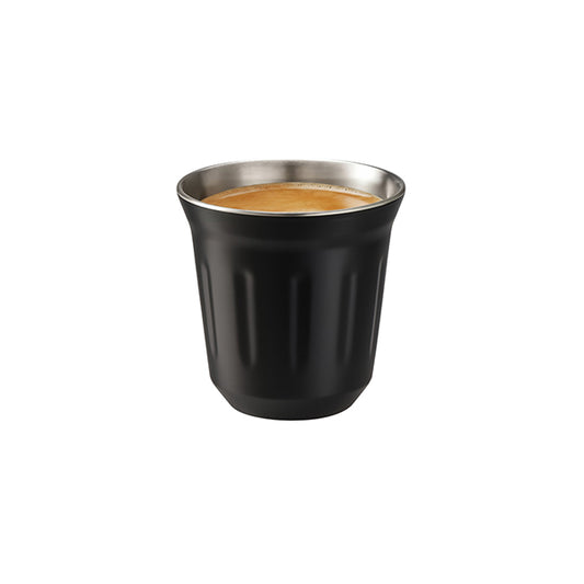 80 ml stainless steel double wall espresso cup