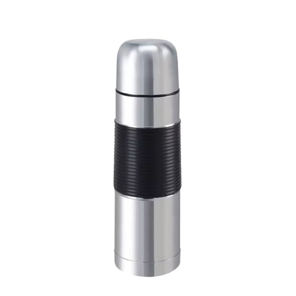 Double wall stainless steel vacuum flask + nonslip band