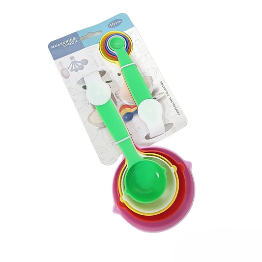 10 pcs food measuring plastic spoons - Cash on Delivery Lebanon