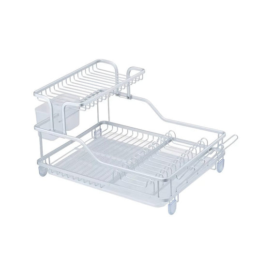 2 layers rustproof Aluminum dish rack - Cash on Delivery Lebanon