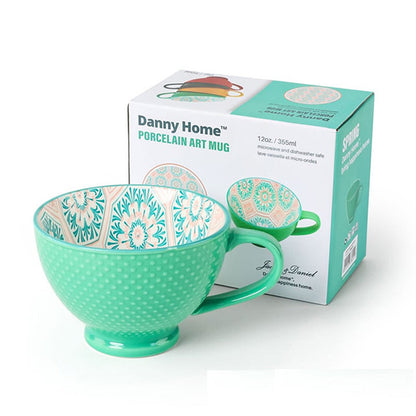 Porcelain art mug - Spring 355ml