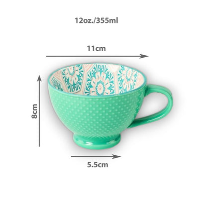 Porcelain art mug - Spring 355ml