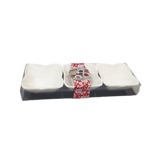 3pcs porcelain serving bowl set 2 - Cash on Delivery Lebanon