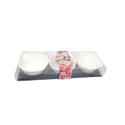 3pcs porcelain serving bowl set 3 - Cash on Delivery Lebanon