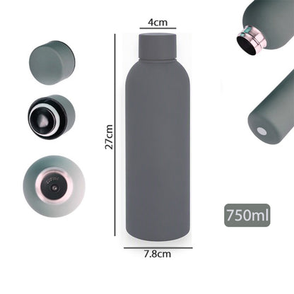 750ml double wall stainless steel colored thermal bottle