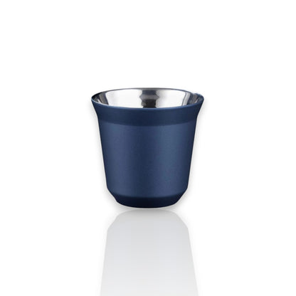 80 ml Double wall stainless steel espresso coffee cup