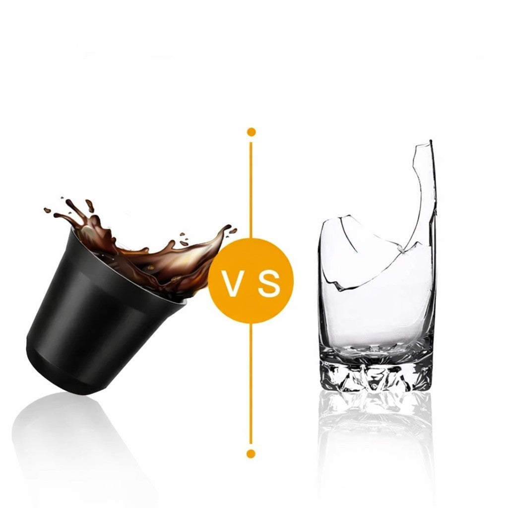 160 ml  Double wall stainless steel coffee cup