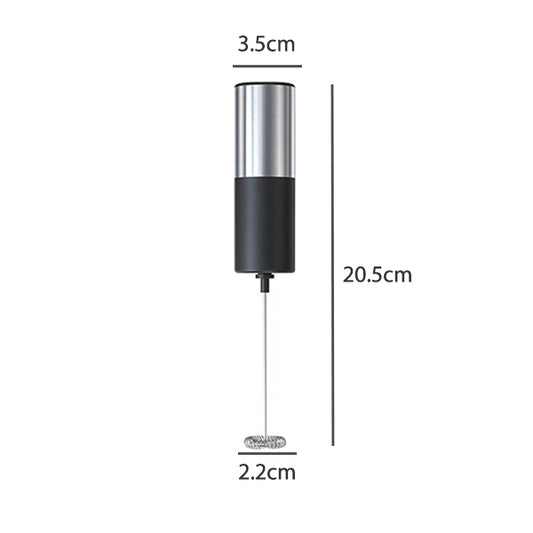 High speed battery operated electric milk frother with stand