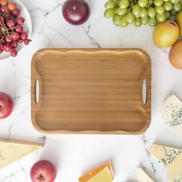 Bamboo food tray & cutting board