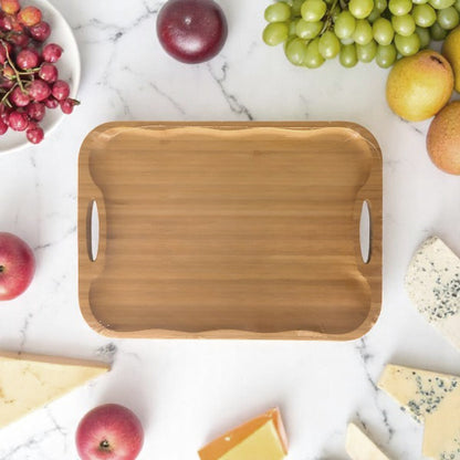Bamboo food tray & cutting board