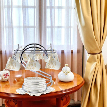 Cup & saucer holder - mug hanging rack
