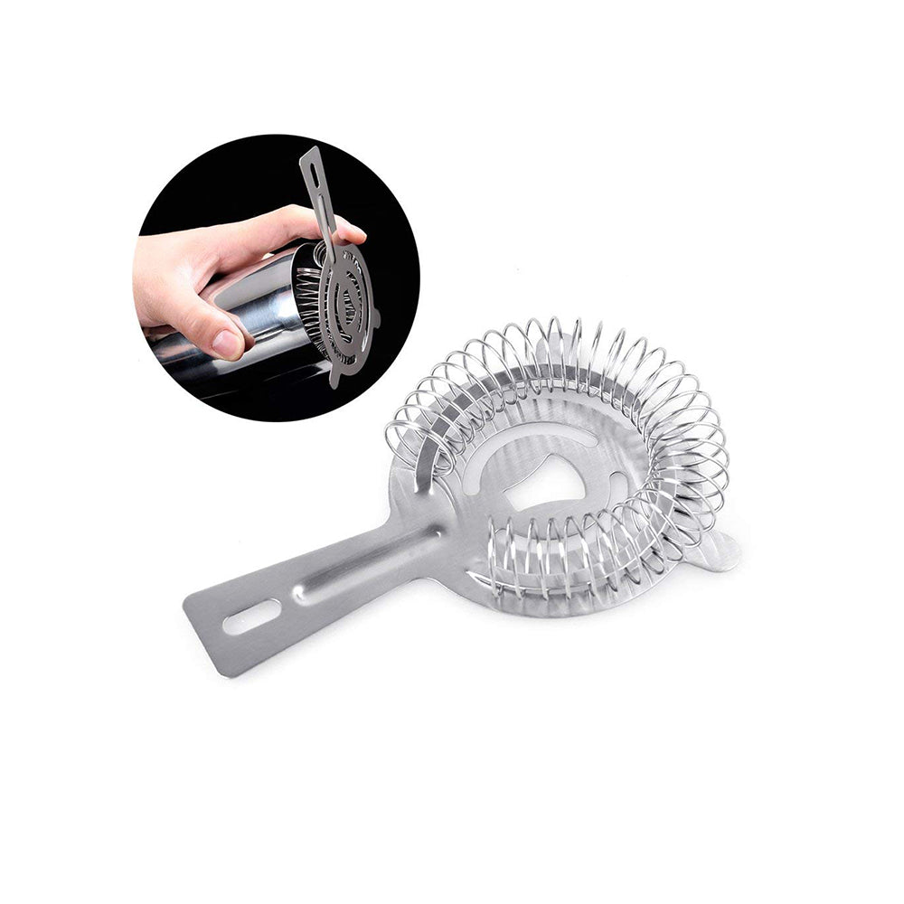 Stainless steel cocktail bar strainer