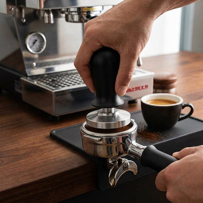 Heavy duty Spring press coffee tamper
