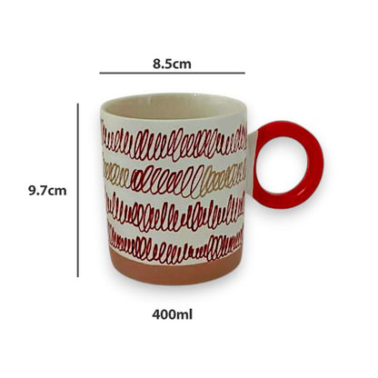 4pcs Modern ceramic mug gift set