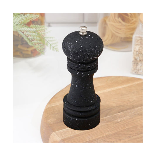 Manual pepper grinder black granite
