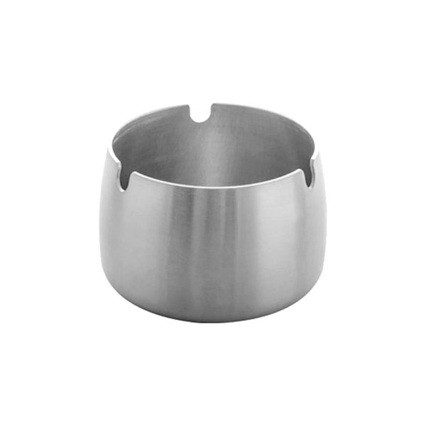 Stainless steel silver ashtray bowl