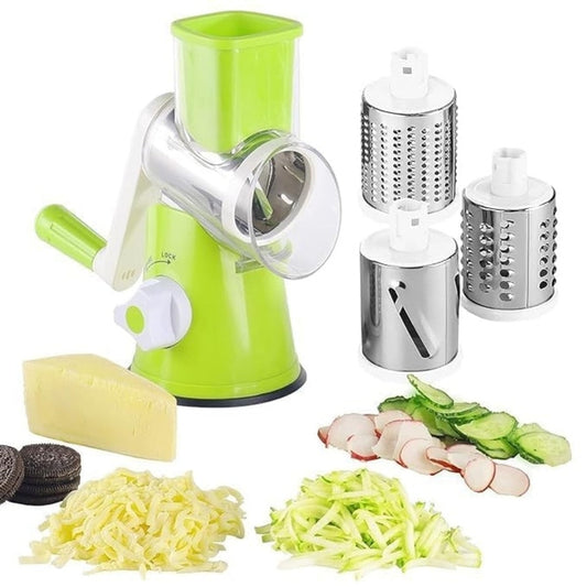 3 in 1 Multi-Functional Drum Rotary Vegetable Cutter Grater & Slicer - Cash on Delivery Lebanon