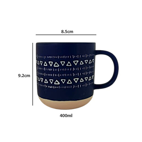 4pcs Tribal ceramic mug gift set