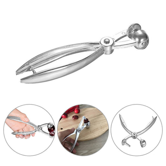 Aluminum olive & cherry pitter