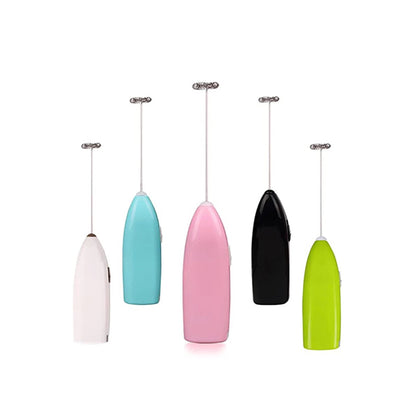 Portable Battery Operated Soft Stainless Steel Coffee Mixer Stirrer Handheld Milk Foam Maker