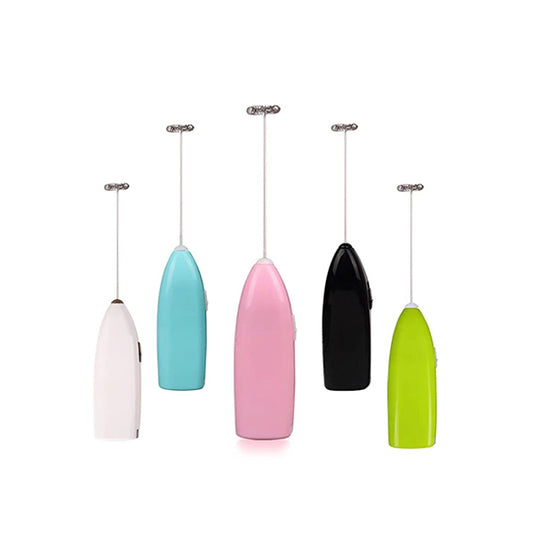 Portable Battery Operated Soft Stainless Steel Coffee Mixer Stirrer Handheld Milk Foam Maker