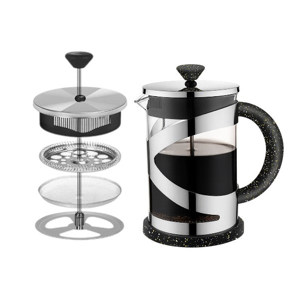 800 ml HR2 French press coffee maker & tea filter infuser